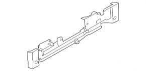 Upper radiator deflector Nissan Rogue 14-20