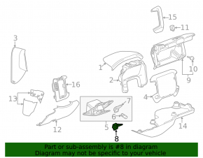 Cadillac ATS 13- Center Console Socket
