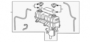 Chevrolet Volt 11-15 Electric Engine Coolant Reservoir with Caps