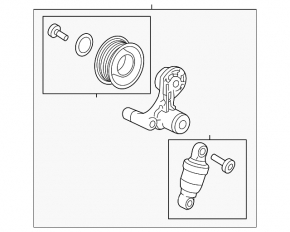 Drive Belt Tensioner Honda CRV 17-22 2.4