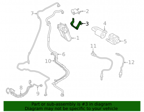 Fuel canister bracket lower Volvo XC60 18-23