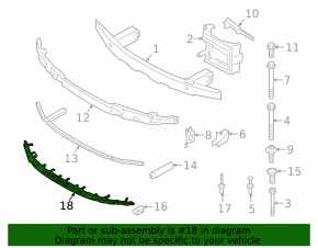 Lower front bumper absorber for BMW 4 Series G22 G26 21-25 Without m type, bumper support