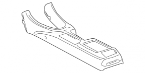 Lexus IS200 IS300 99-01 center console with armrest and cup holders
