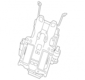 Driver's seat lumbar support with motors A3 8V 15-20