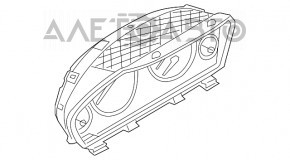 Instrument cluster BMW 3 F30 12-18 without projection 73k