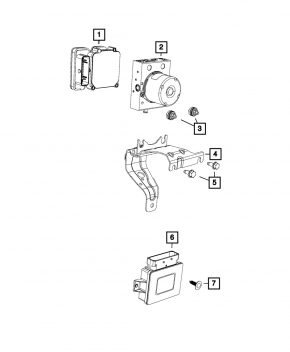 ABS Chrysler 200 15-15