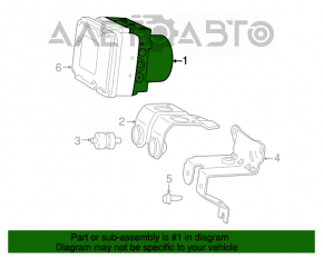 ABS Chrysler 200 15-15