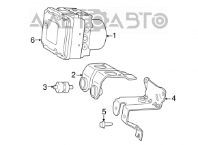 ABS Chrysler 200 15-15