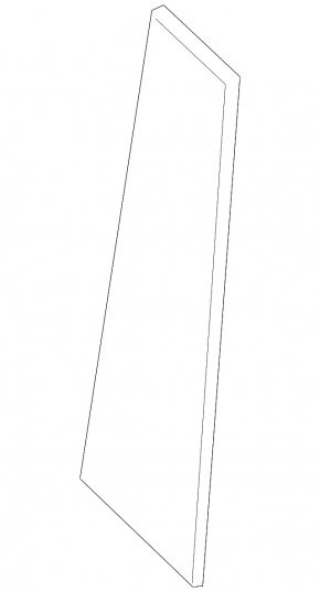 Door trim side rear left Kia Forte 19-24 4d front
