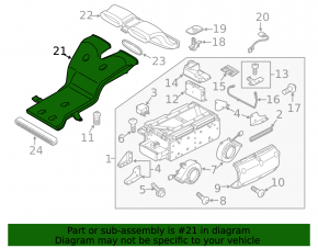 Battery Cooling Duct Front Porsche Cayenne 958 11-14 Hybrid