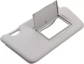 Right visor Nissan Versa Note 13-19 gray, with mirror