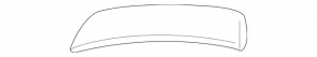 Left turn signal mirror for Mercedes S-class W221