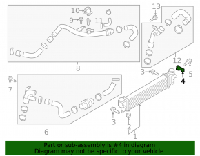Boost sensor Lincoln MKZ 13-16