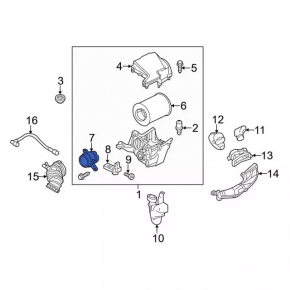 Air flow meter housing Ford Focus mk3 11-18 2.0