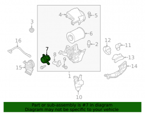 Air flow meter housing Ford Focus mk3 11-18 2.0