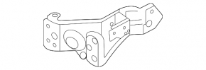 Front right fender bracket for Mazda CX-30 20-23