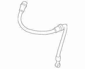 Brake hose front right Mitsubishi Galant 04-12