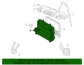 Volkswagen ID.4 23-25 radiator duct