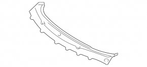 Wiper grille plastic Mercedes W211 type 2