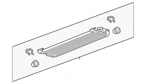 Radiator cooling oil Chevrolet Camaro 16-23 6.2