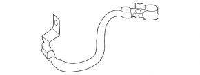 Negative terminal of battery Infiniti Q50 14-15 3.7