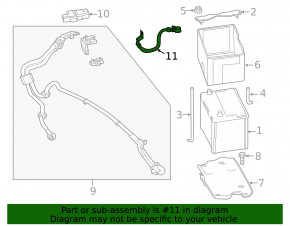 Negative terminal of battery Infiniti Q50 14-15 3.7