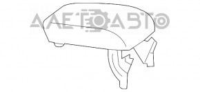 Armrest Mercedes GLA 14-20 gray