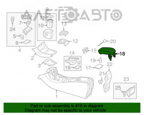 Armrest Mercedes GLA 14-20 gray