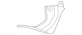 Front lower left fender bracket VW Taos 22-25