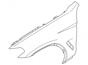 Front right wing BMW X3 G01 X4 G02 18-