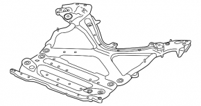 Front subframe Audi A6 C8 19-