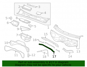 Front strut bar Audi Q7 16-