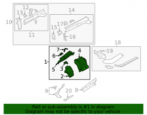 Quarter front right Subaru XV Crosstrek 18-23