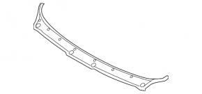 Windscreen wiper grille plastic BMW X5 F15 14-18 rear part