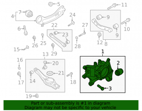 Rear right axle Kia Sorento 22-25 AWD HEV, PHEV