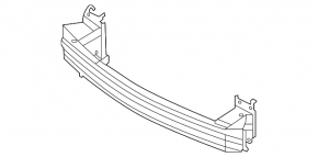 Front Bumper Reinforcement Nissan Rogue 21-23 JP built