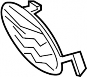Infiniti QX50 16-17 Front Bumper Tow Hook Cap