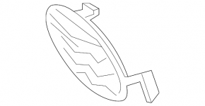 Infiniti QX50 16-17 Front Bumper Tow Hook Cap