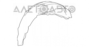 Rear right fender liner for Toyota Highlander 14-19