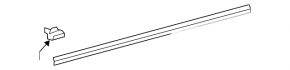 Door seal on the threshold left Toyota Rav4 13-18