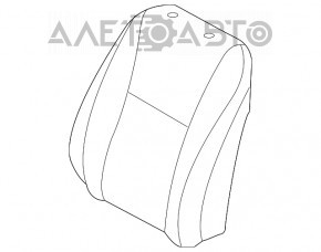 Passenger seat Toyota Prius 20 04-09 without airbag, manual, beige cloth, for cleaning