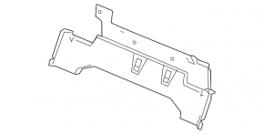 Rear Trunk Wall Trim Honda Clarity 18-21 USA Black