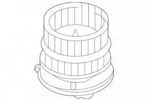 Motor heater fan Hyundai Elantra 21-23