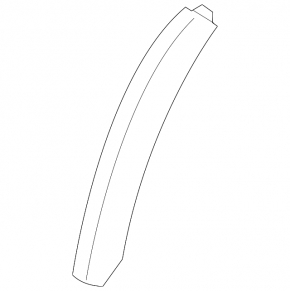 Right front bumper reflector for Lincoln MKZ 13-16