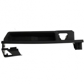 Right passenger seat rail trim for Ford Escape MK3 13-19, black, with plugs, broken guide