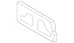 Ford Edge 15-18 Front License Plate Area