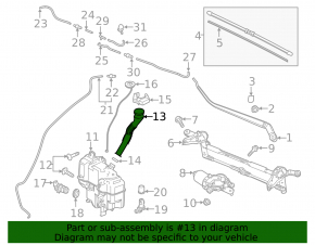 Washer reservoir neck Mazda 6 13-21