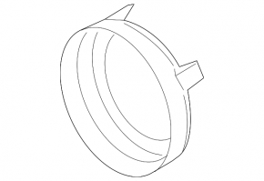 Headlight lamp cover Audi A6 C7 12-15 dorest halogen
