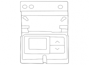Rear climate control control Nissan Rogue 23-24 SL, scratches