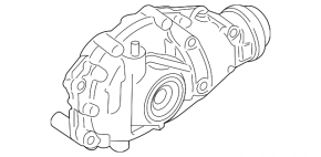 Front Transfer Case for BMW 5 Series F10 11-16 3.0T AWD